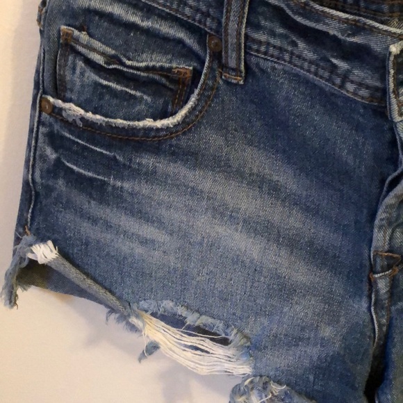 Free People Sharkbite Cutoff Denim Shorts - Picture 4 of 6